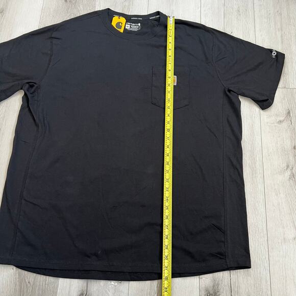 Carhartt Force Relaxed Fit Men’s TShirt Size 2XL Black NWT Sunrun - Picture 3 of 9